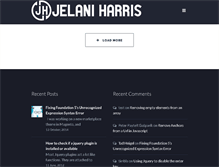 Tablet Screenshot of jelaniharris.com